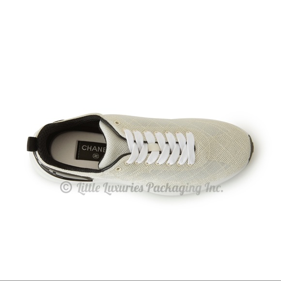 NEW IN BOX Authentic Chanel Gray Mesh Sneakers - Picture 8 of 13